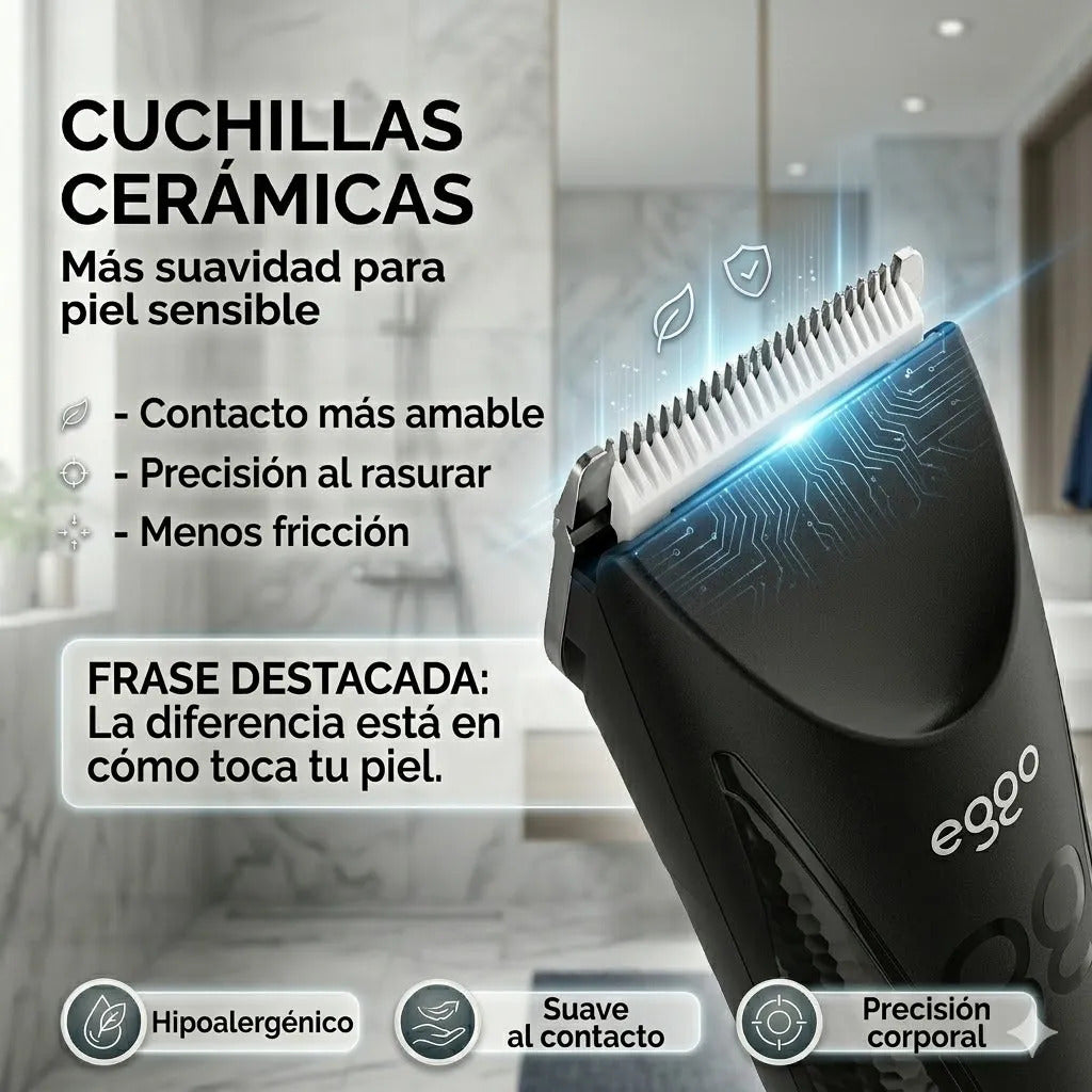 Afeitadora Corporal Gama Eggo Rasuradora Inalámbrica Usb