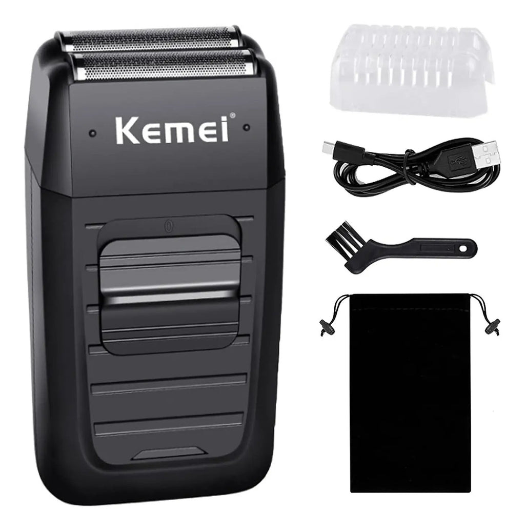 Pack Gold Kemei: Trimmer Profesional KM-1949 + Shaver Rasuradora TX1