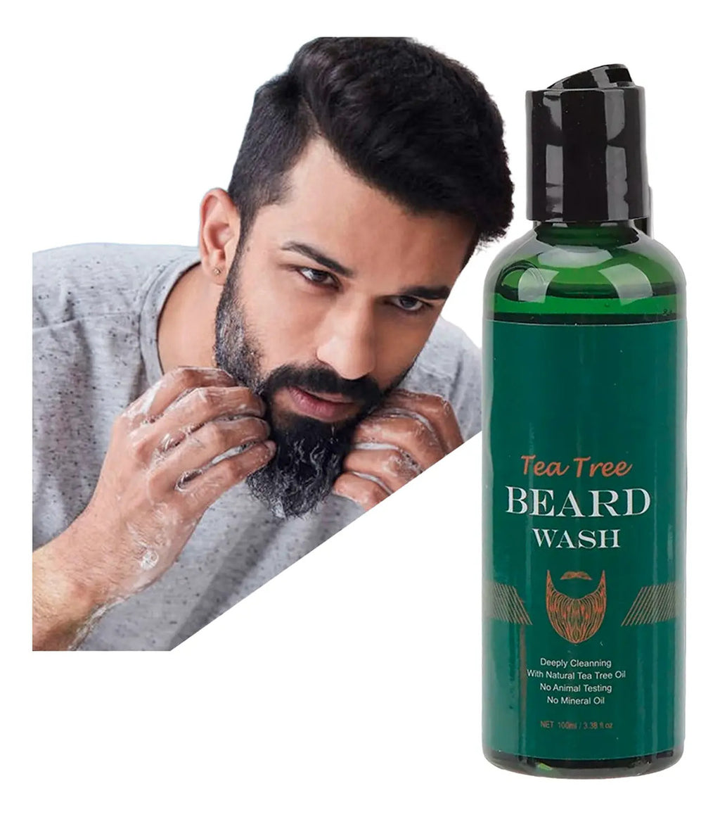 Shampoo para Barba Sevich 100ml - Con Extracto de Árbol de Té y Vitaminas