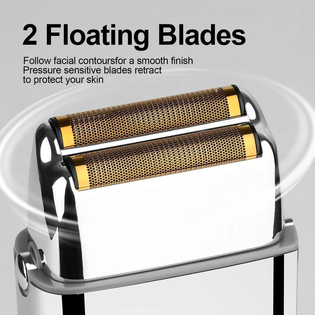 Afeitadora Eléctrica Profesional Kemei Gold - Shaver Inalámbrica de Alta Precisión
