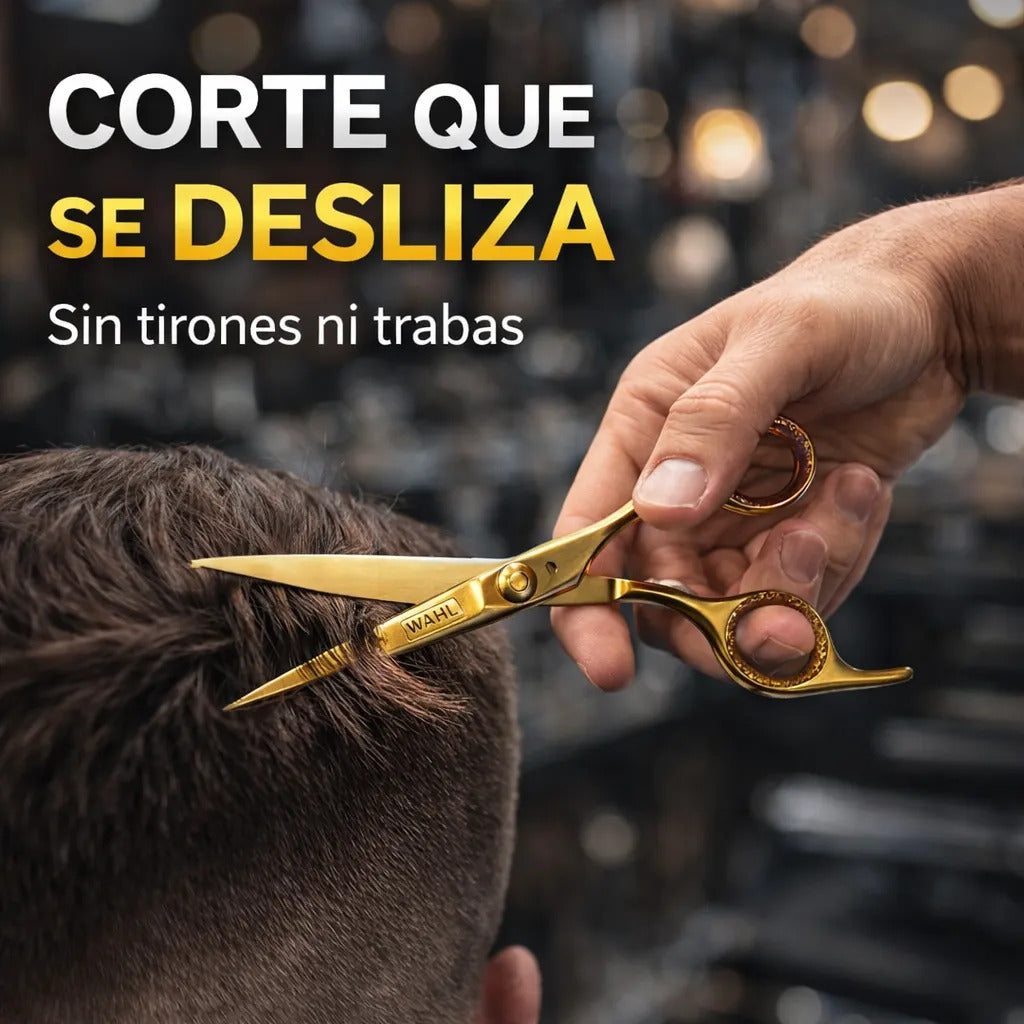 Tijera Profesional 6.5 Corte Pelo Suave Filo Navaja Wahl