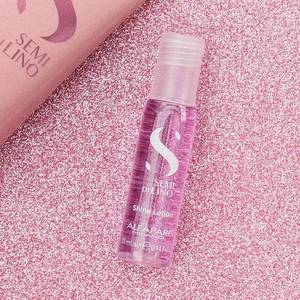 Pack 6 Ampollas Alfaparf Semi di Lino Shine Lotion - Brillo Espejo y Volumen