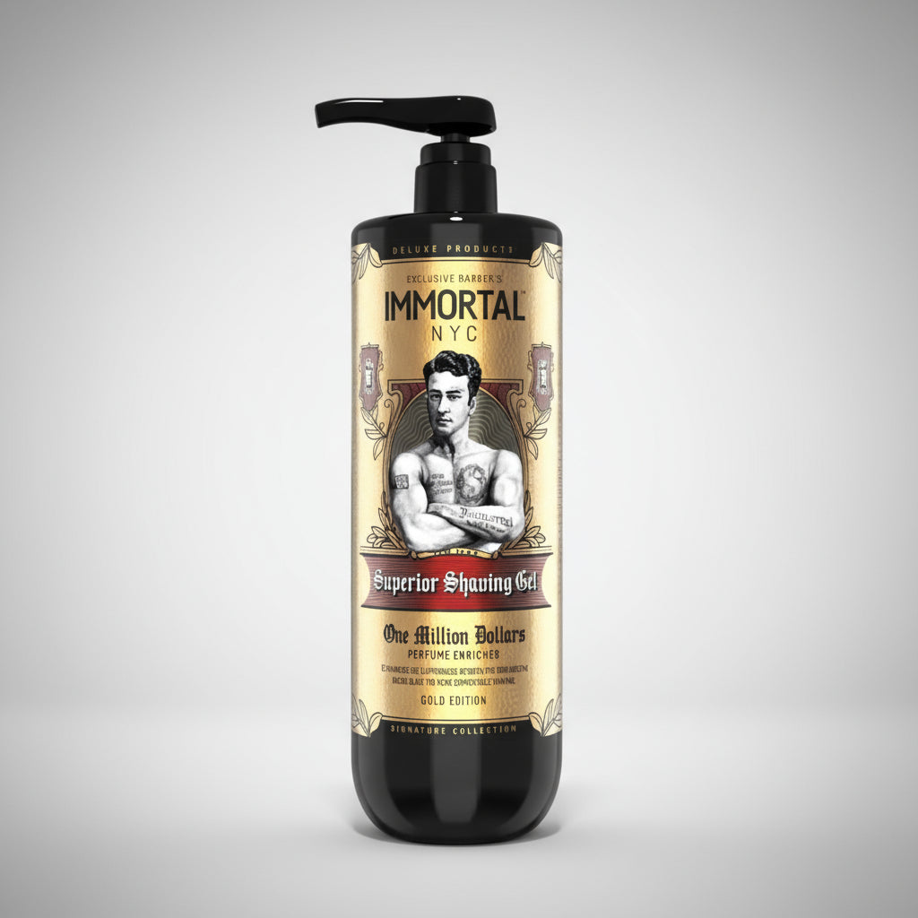 Gel de Afeitar Transparente Immortal Infuse Ultra - Afeitado de Precisión 1L