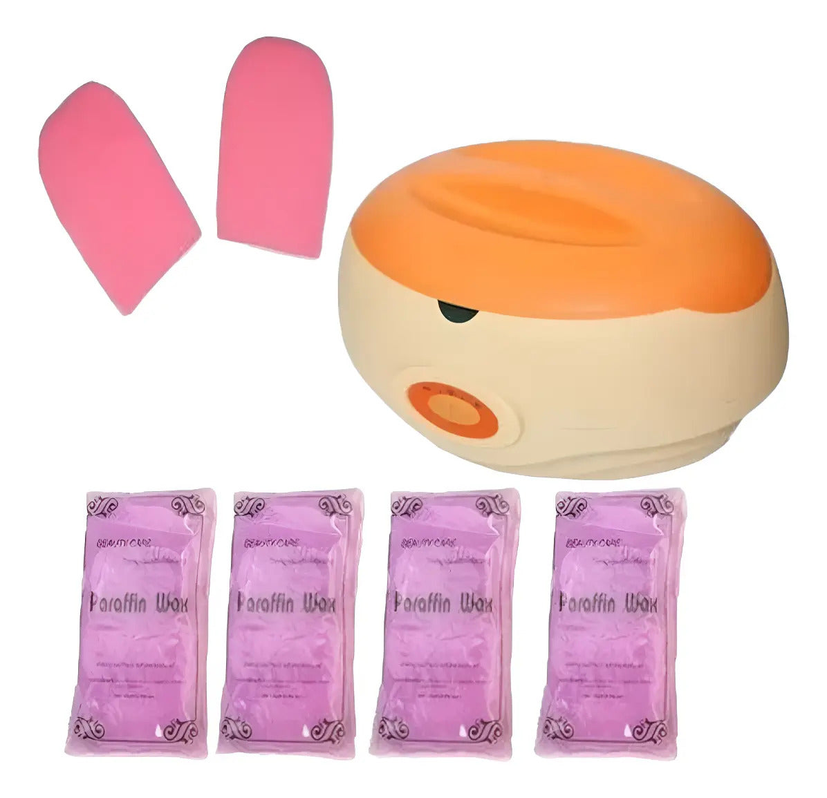 Kit Parafina Completo Olla 3kg + 4 Ceras 450g + 2 Guantes
