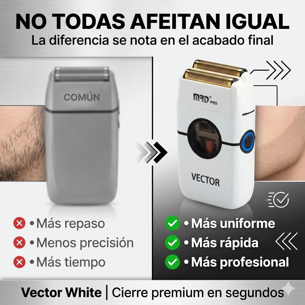 Cortadora De Pelo Mrd Shaver Profesional 13.000rpm White