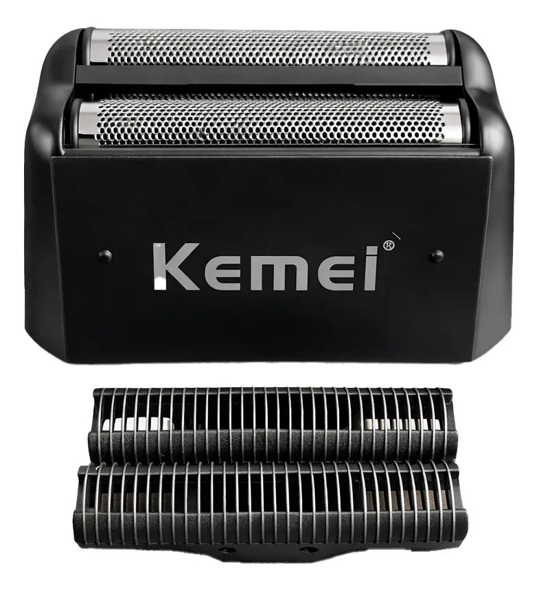 Cabezal Kemei Shaver 1102 Repuesto Cuchillas Corte Preciso Barbería