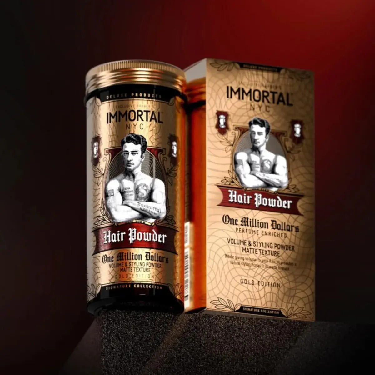 Polvo Texturizador Immortal NYC One Million Dollars - Volumen y Efecto Mate 20g