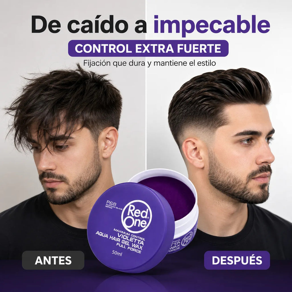 Cera Capilar Red One Look Barber Extra Fuerte Violetta 150ml