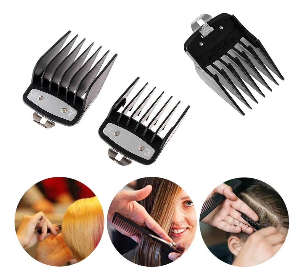 Set de Peines Guía Wahl del 1 al 6 + 2 Intermedios | Kit Profesional para Clipper