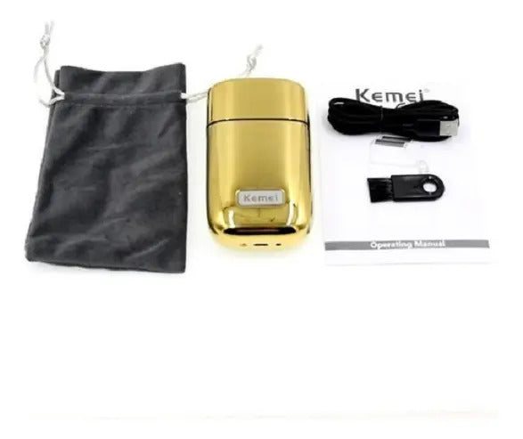 Pack Gold Kemei: Trimmer Profesional KM-1949 + Shaver Rasuradora TX1