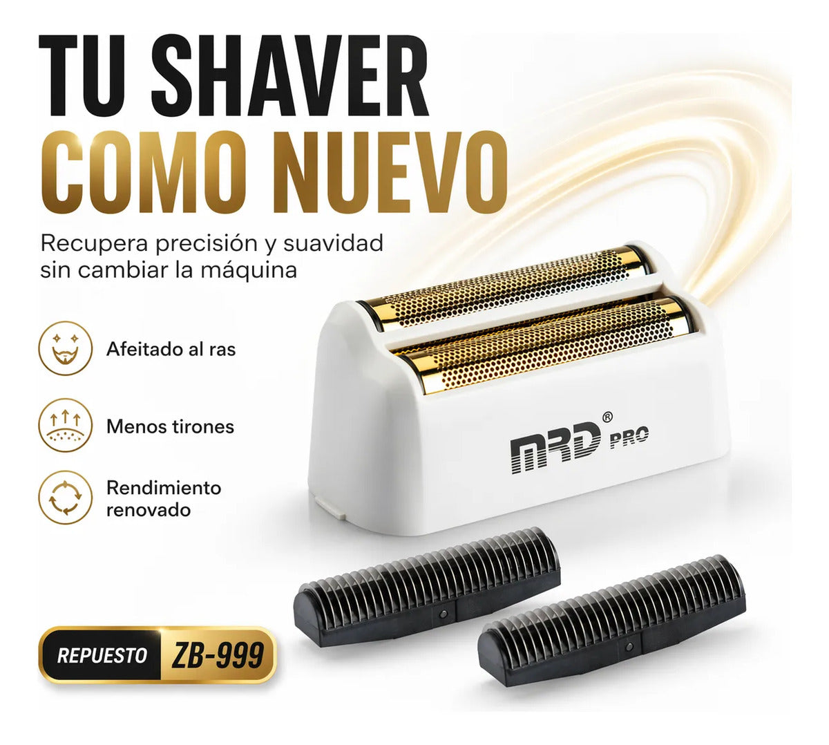 Repuesto Shaver Zb-999 Recupera Afeitado Corte Uniforme