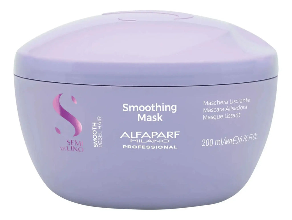 Pack Alfaparf Semi Di Lino Smooth Profesional - Shampoo, Acondicionador y Crema Disciplinante