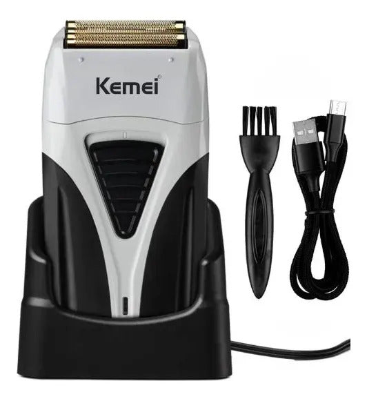 Afeitadora Profesional Kemei KM-3383: Shaver Recargable y Portátil