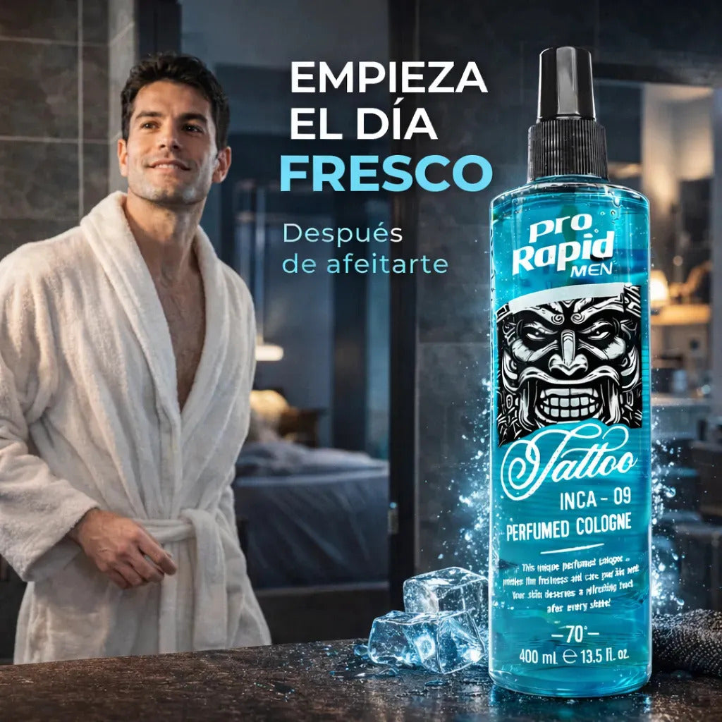 After Shave Hombre Post Afeitado 400ml Barbería Refrescante