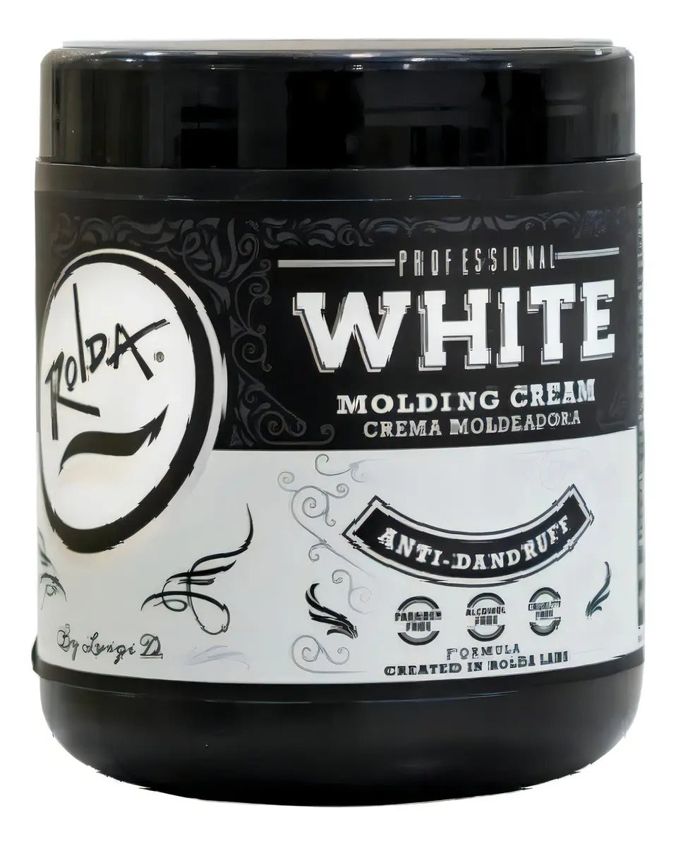 Crema Moldeadora Rolda White Molding Cream 500g - Fijación y Cuidado Anticaspa