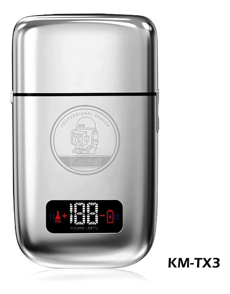 Afeitadora Eléctrica Profesional Kemei Gold - Shaver Inalámbrica de Alta Precisión