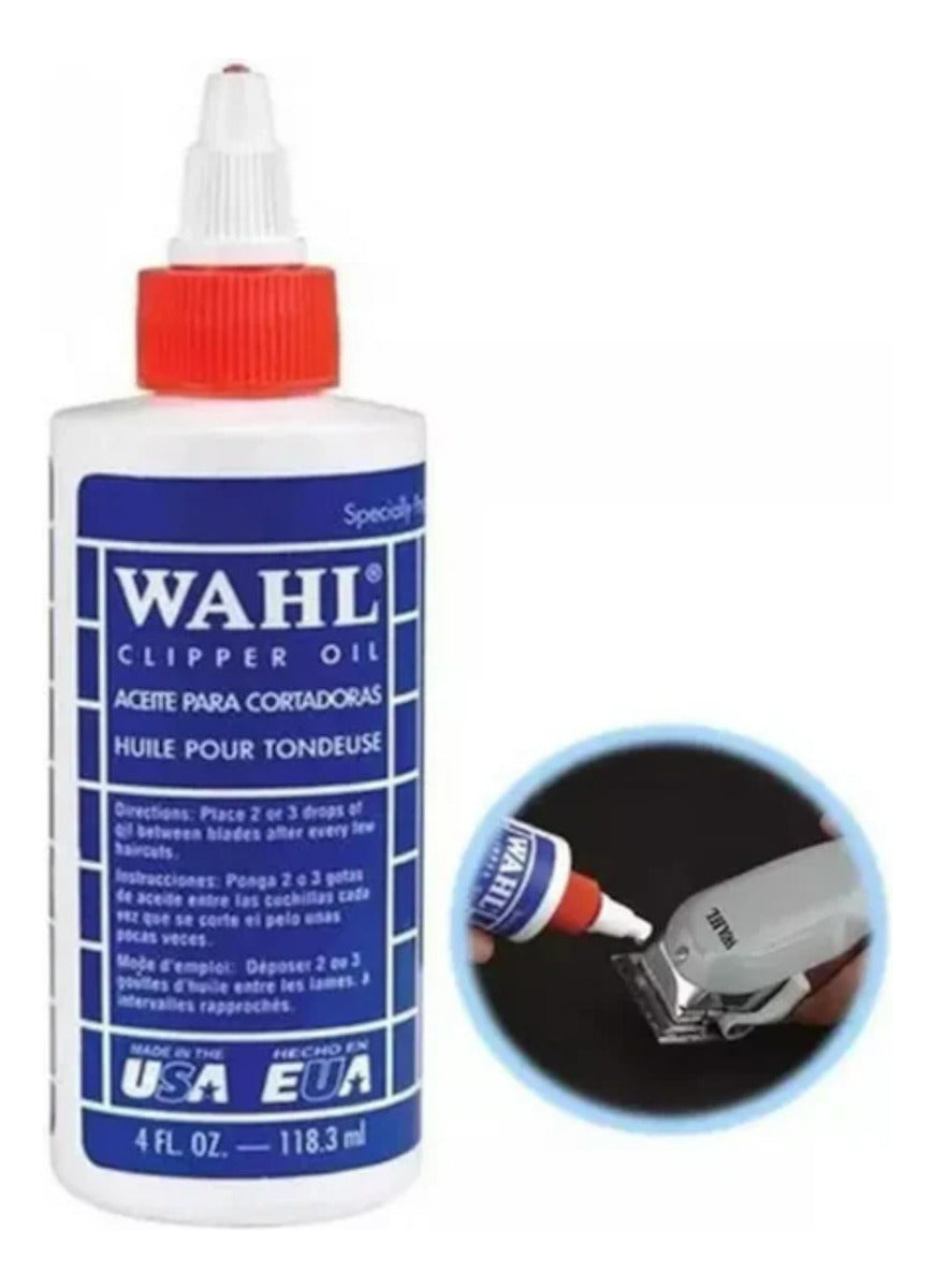 Aceite Wahl para Cuchillas 118 ml Lubricante Profesional Clipper