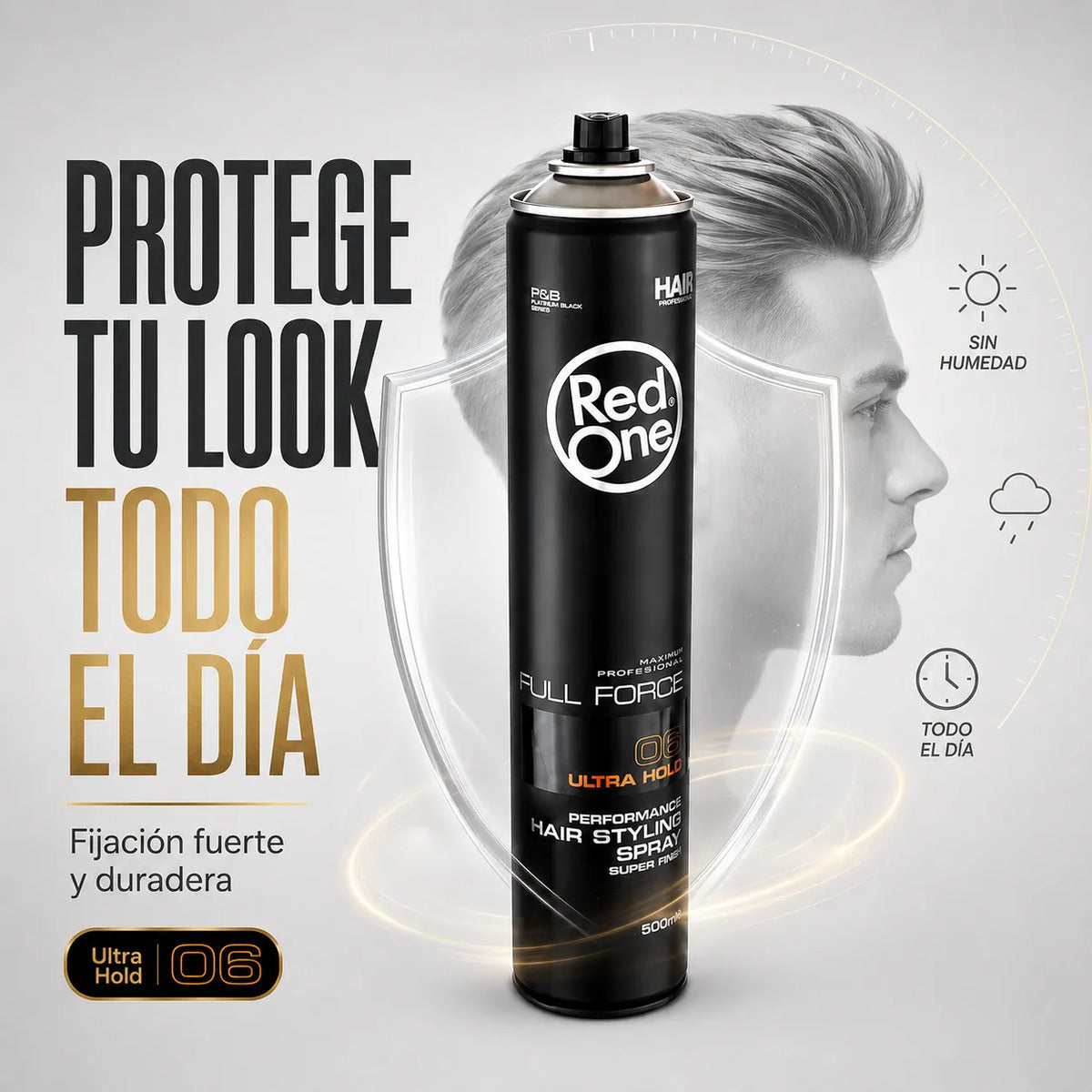Laca Fijadora Cabello Profesional Red One Full Force