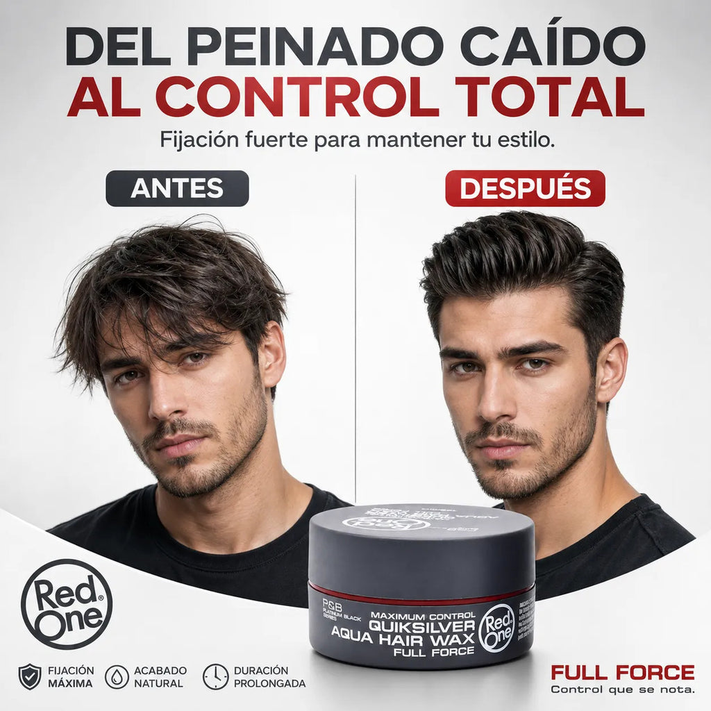 Cera Capilar Fijadora Red One Full Force Plateada 150ml