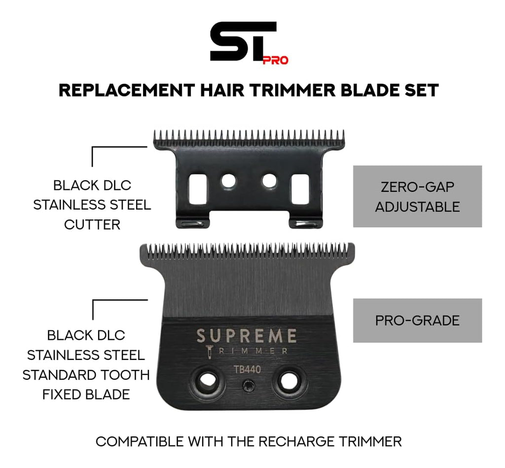 Cuchilla de Repuesto Supreme Trimmer TB440 DLC | T-Blade Profesional Skeleton