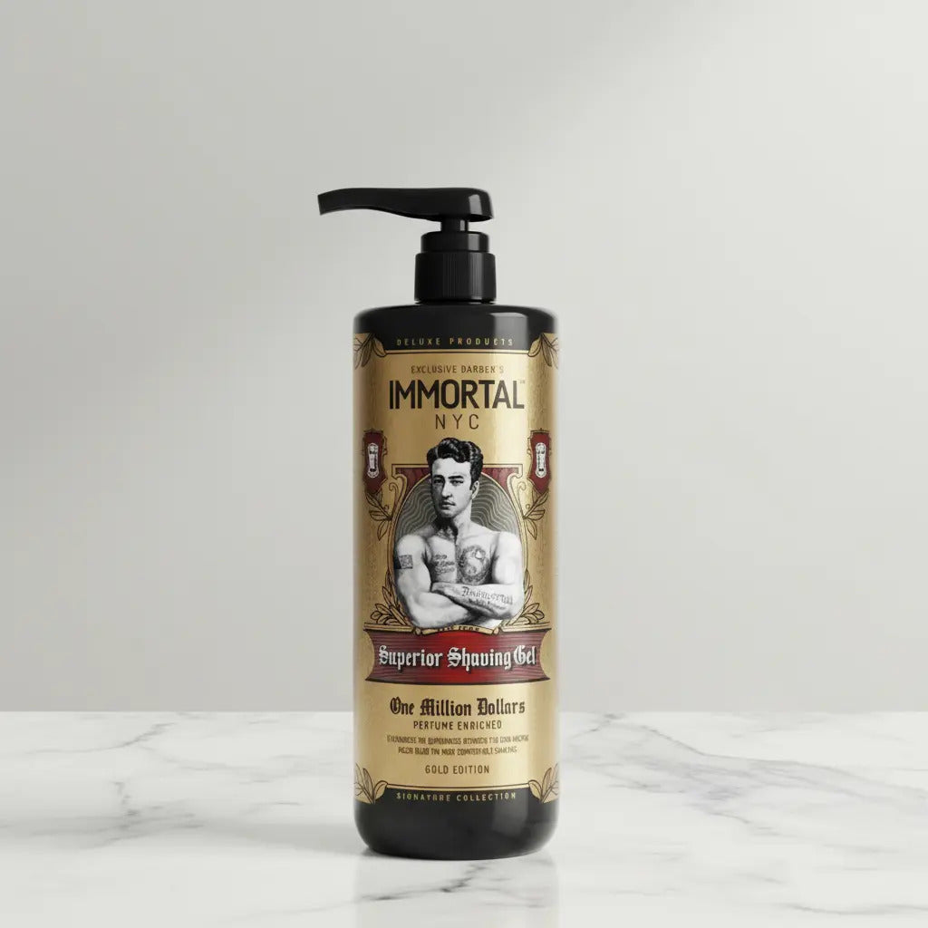 Gel de Afeitar Transparente Immortal Infuse Ultra - Afeitado de Precisión 1L