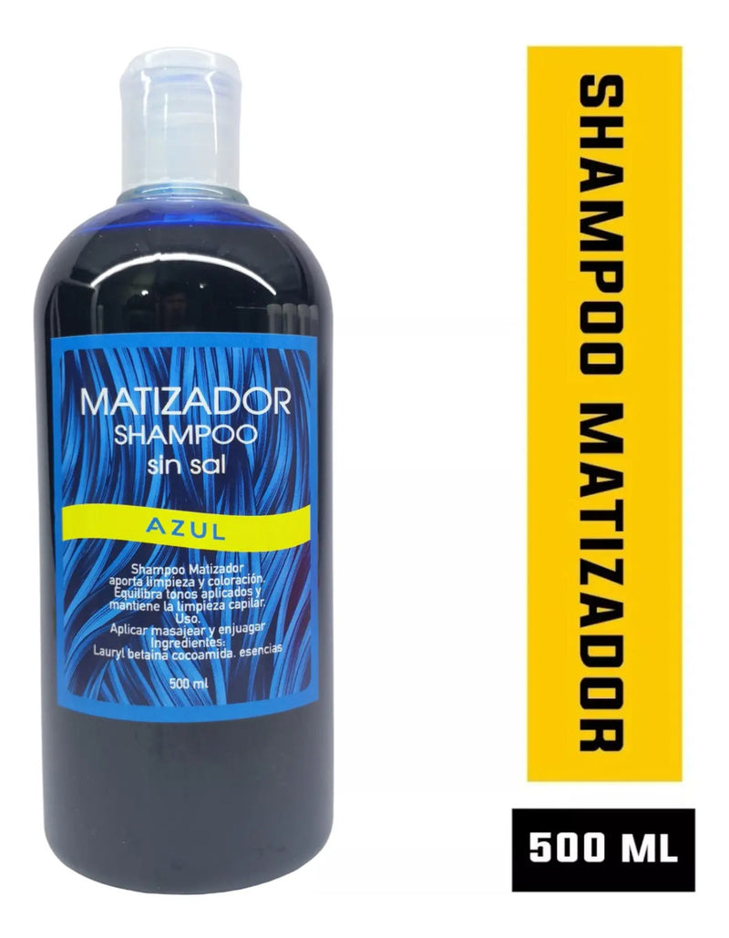 Pack 3 Shampoo Matizadores Profesionales - Rojo, Azul, Violeta y Grafito
