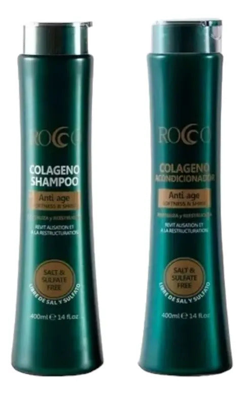 Pack Capilar de Colágeno Revitalizante Profesional - Shampoo y Acondicionador