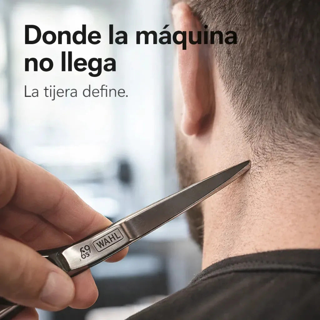 Tijera Profesional 6.5 Filo Navaja Wahl Corte Recto Preciso