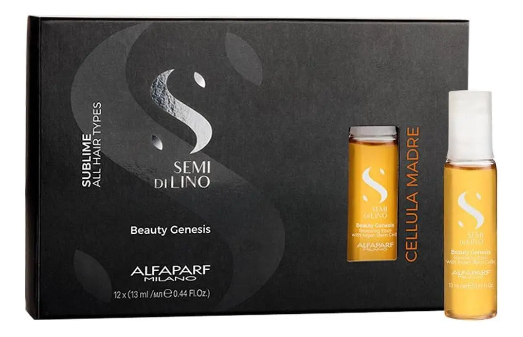Pack 12 Ampollas Alfaparf Semi Di Lino Beauty Genesis - Células Madre