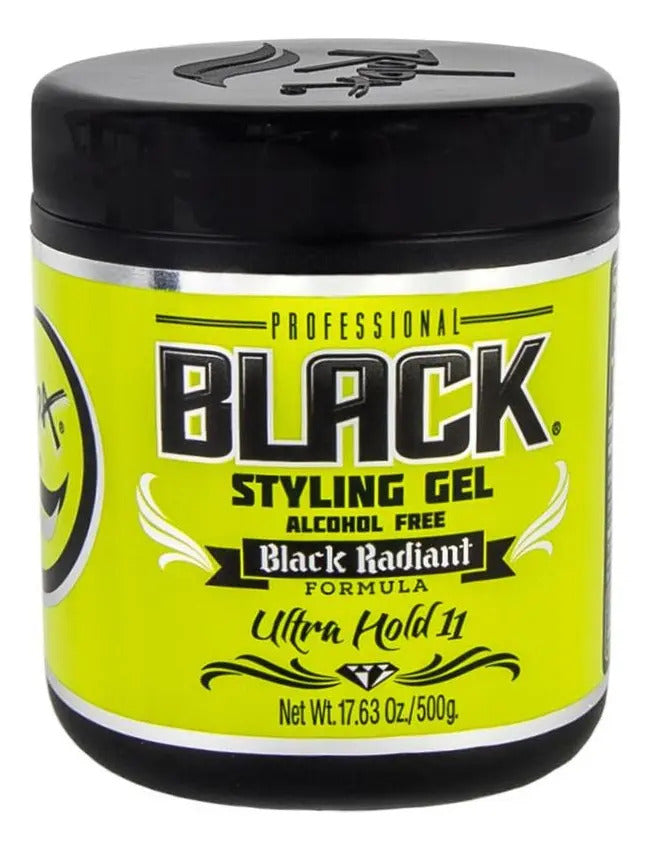 Gel Fijador Cubre Canas Rolda Black 500g - Fijación Mega Fuerte Nivel 14