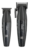 Combo VGR V640 Clipper + Trimmer Profesional 9000RPM Barbería Recargable