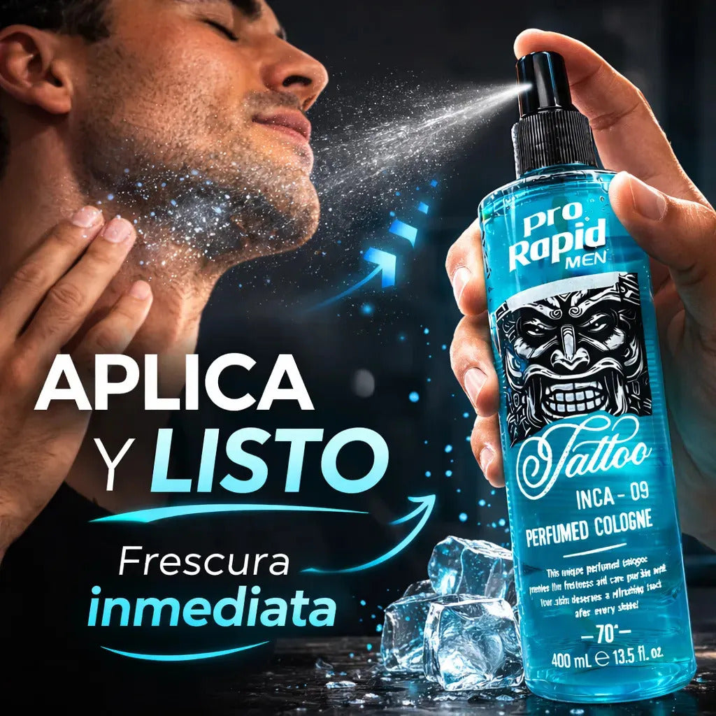 After Shave Hombre Post Afeitado 400ml Barbería Refrescante