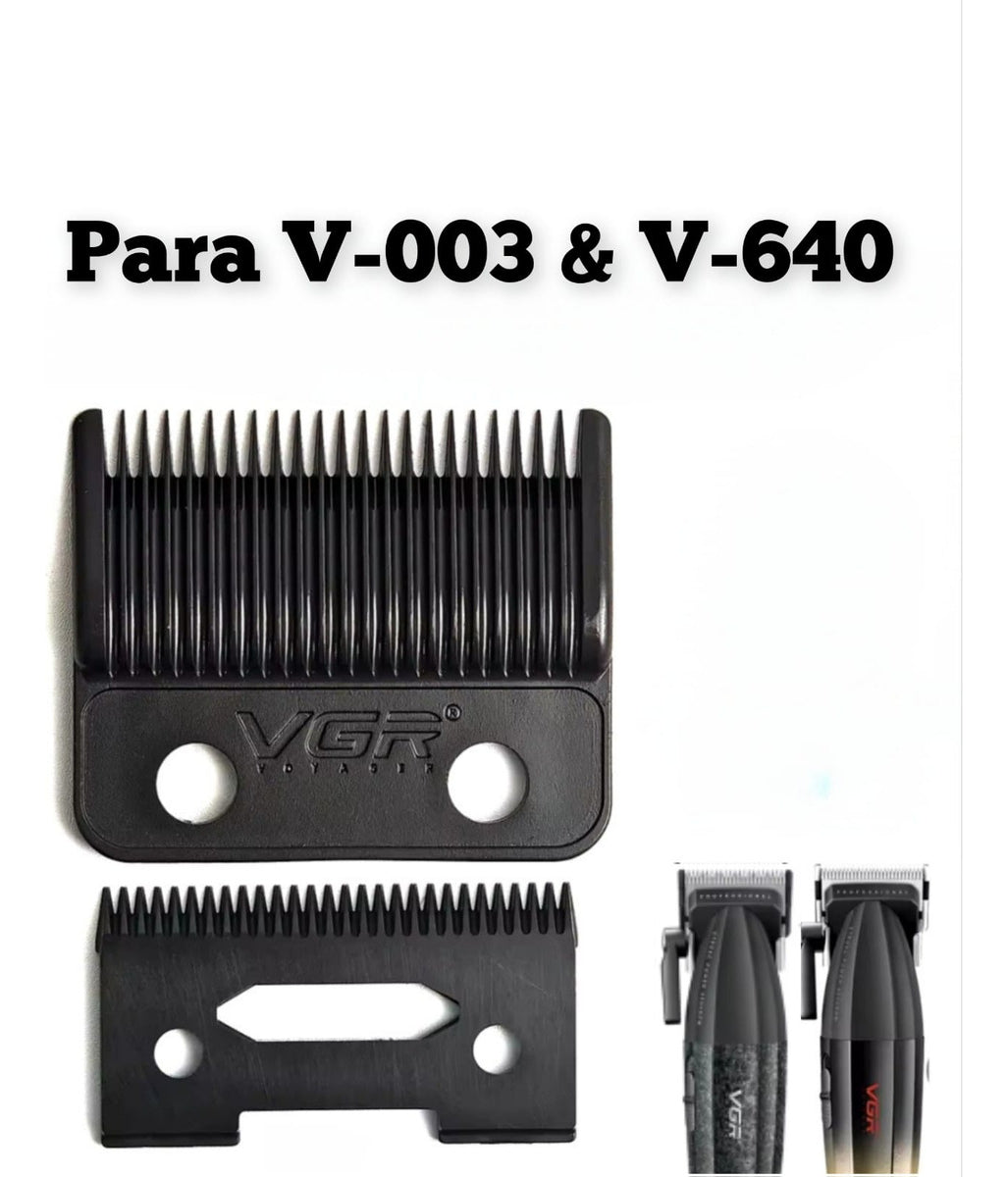 Cuchilla de Repuesto VGR V-003 V-640 V-270 DLC Hoja Móvil Profesional Barbería