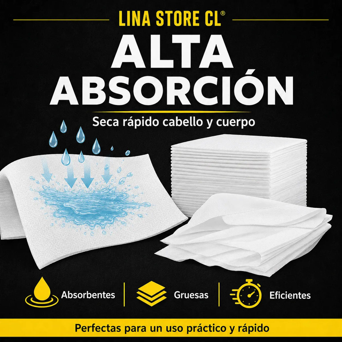 Toallas Desechables De Spa Peluqueria Gimnasio 70x30cm 50pcs