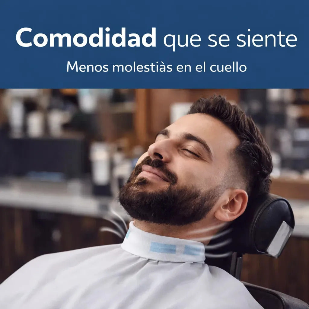 Papel De Cuello Barbería Higiene Profesional Adhesivo 5 Unid