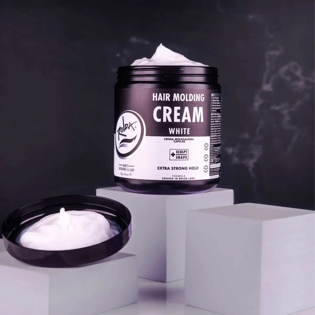 Crema Moldeadora Rolda White Molding Cream 500g - Fijación y Cuidado Anticaspa