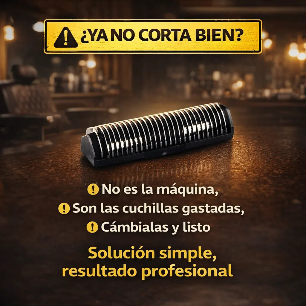 Repuesto Cabezal Afeitadora Cuchillas Kemei Tx5
