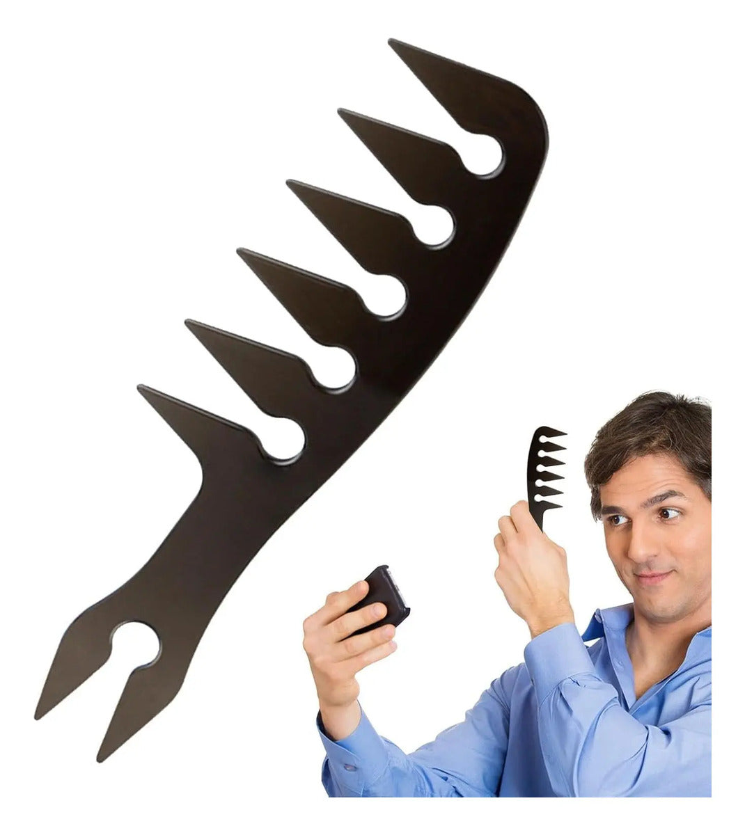 Peine de Corte Profesional Fino para Barbería y Peluquería – Alta Precisión