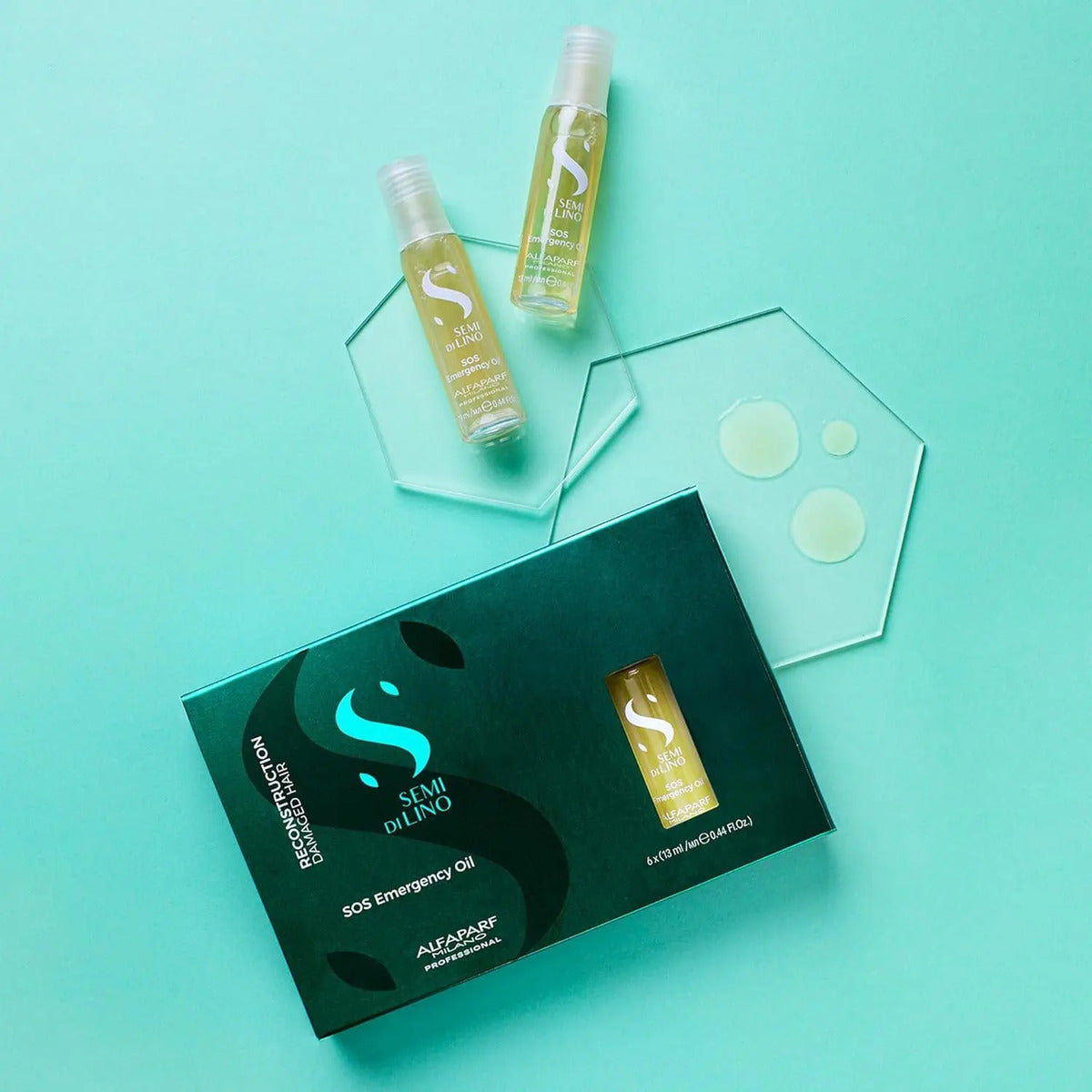 Pack 6 Ampollas Alfaparf SOS Emergency Oil - Reconstrucción Intensiva