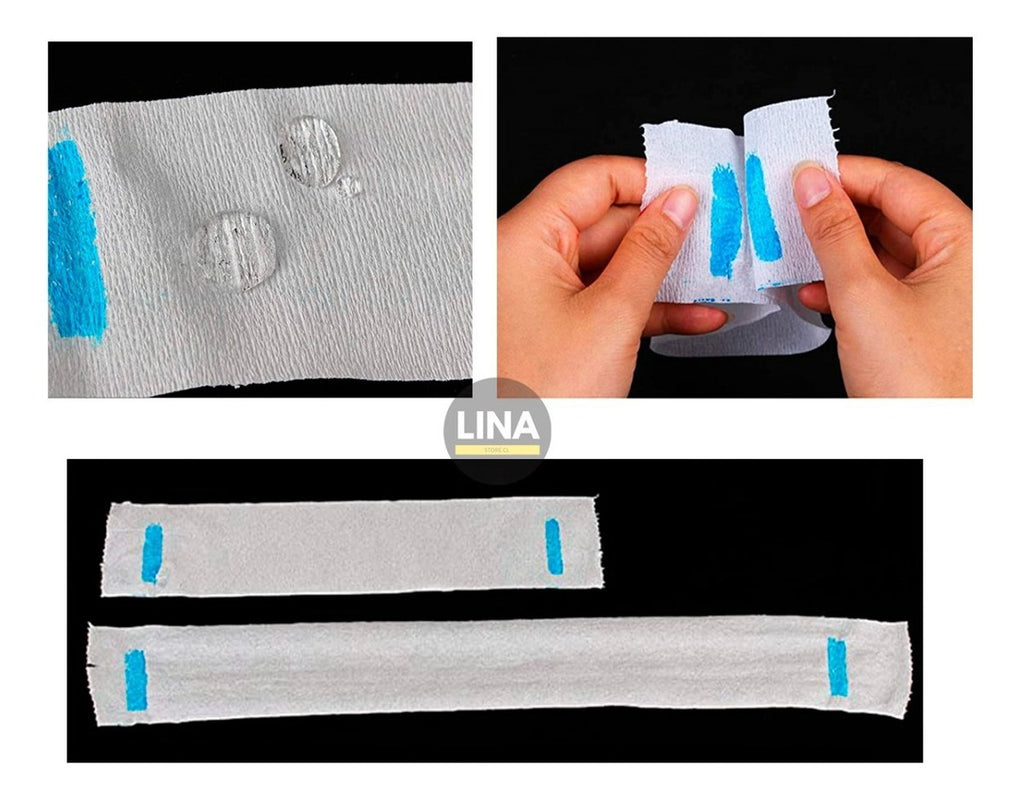 Pack 5 Rollos de Papel de Cuello Profesional para Barbería – 500 Tiras Higiénicas
