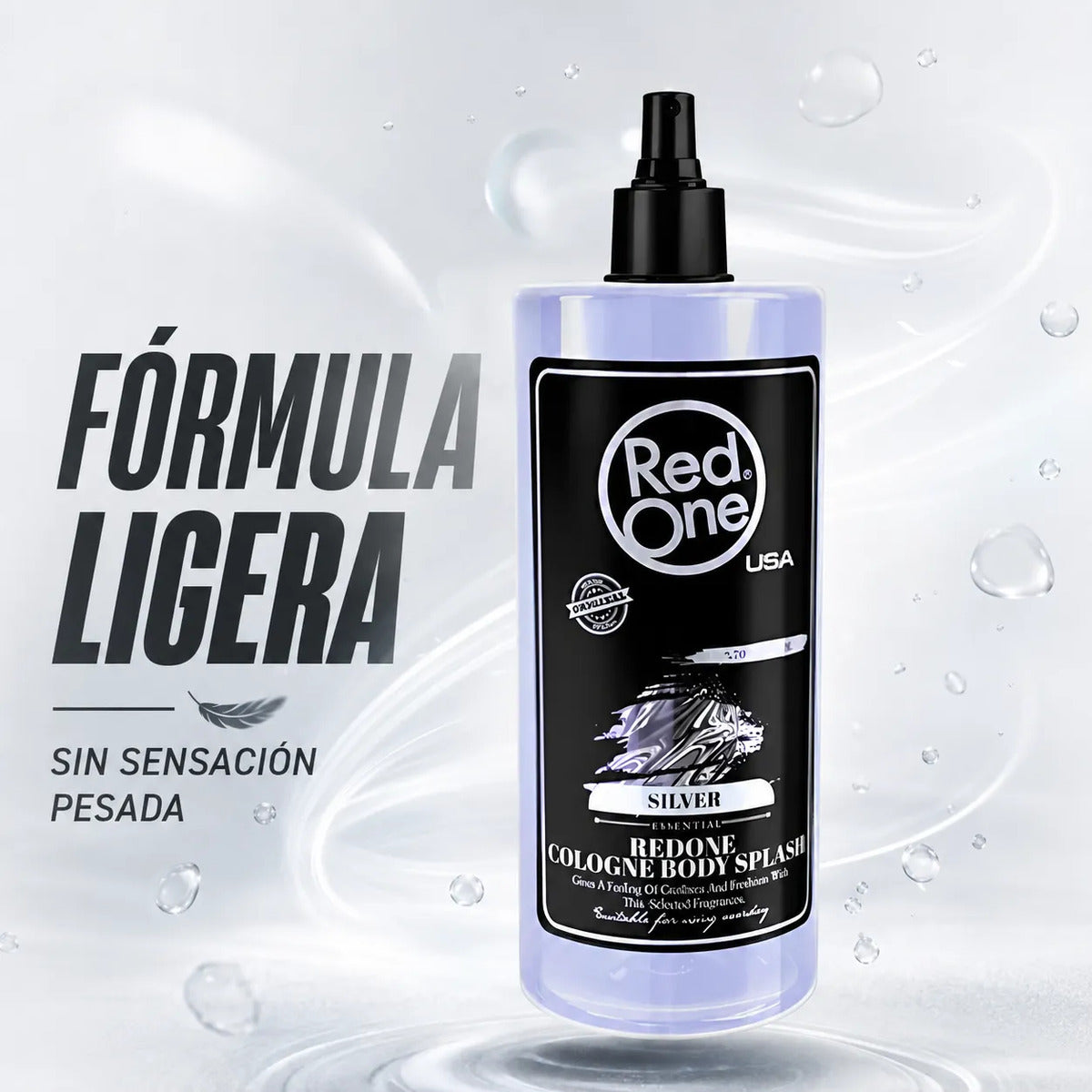 After Shave Ligero Rápida Absorción Red One Silver 400 Ml