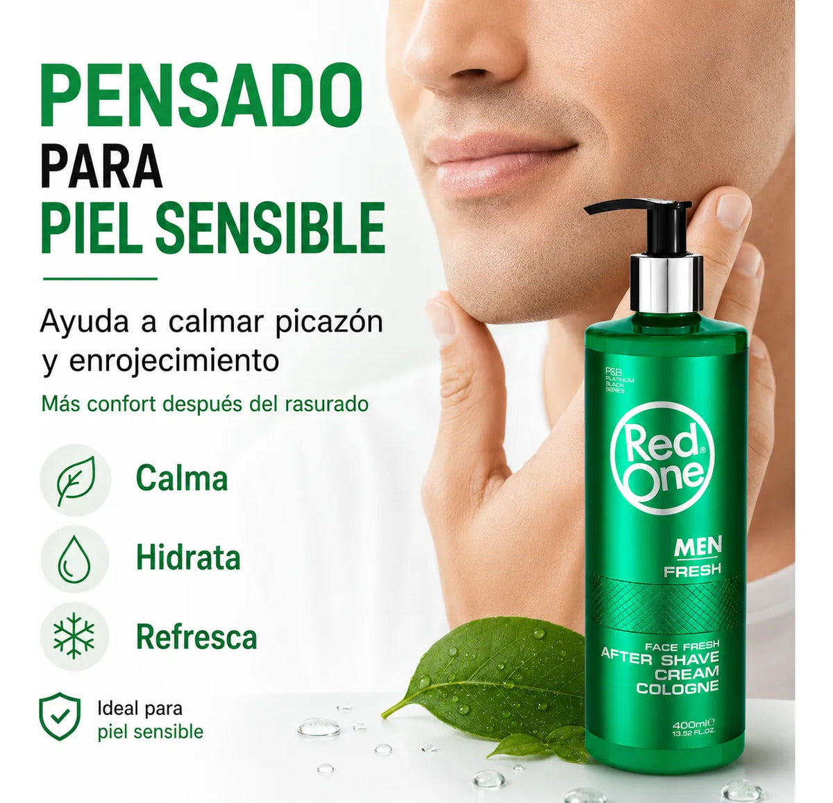 After Shave Hombre Crema Cologne Refrescante 400ml