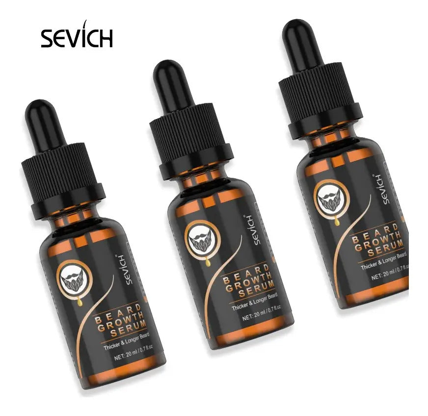 Kit de Cuidado para Barba Profesional - Aceite, Bálsamo y Cepillo de Madera