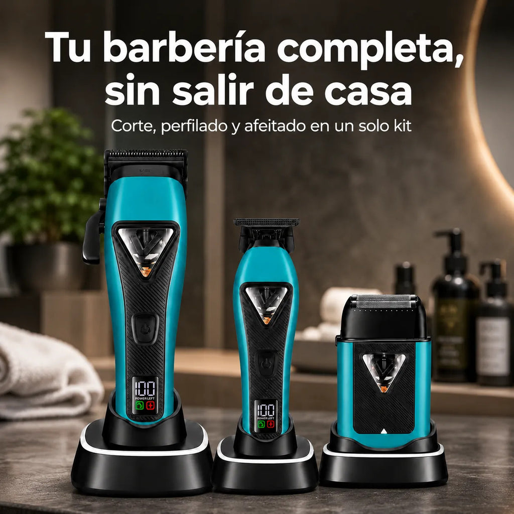 Máquina Cortar Pelo Vgr Kit 3 En 1 Corte Detalle Afeitado