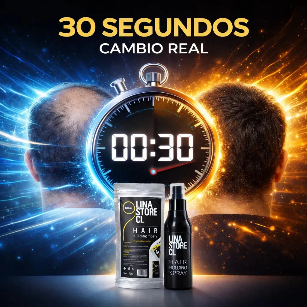 Sobre Recarga Negro Fibra Capilar + Fijador Laca Cabello
