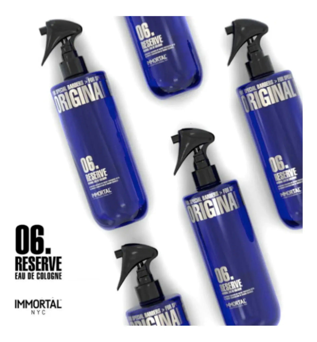 After Shave Colonia Immortal NYC 06 Reserve - Fragancia Almizclada y Ámbar 500ml