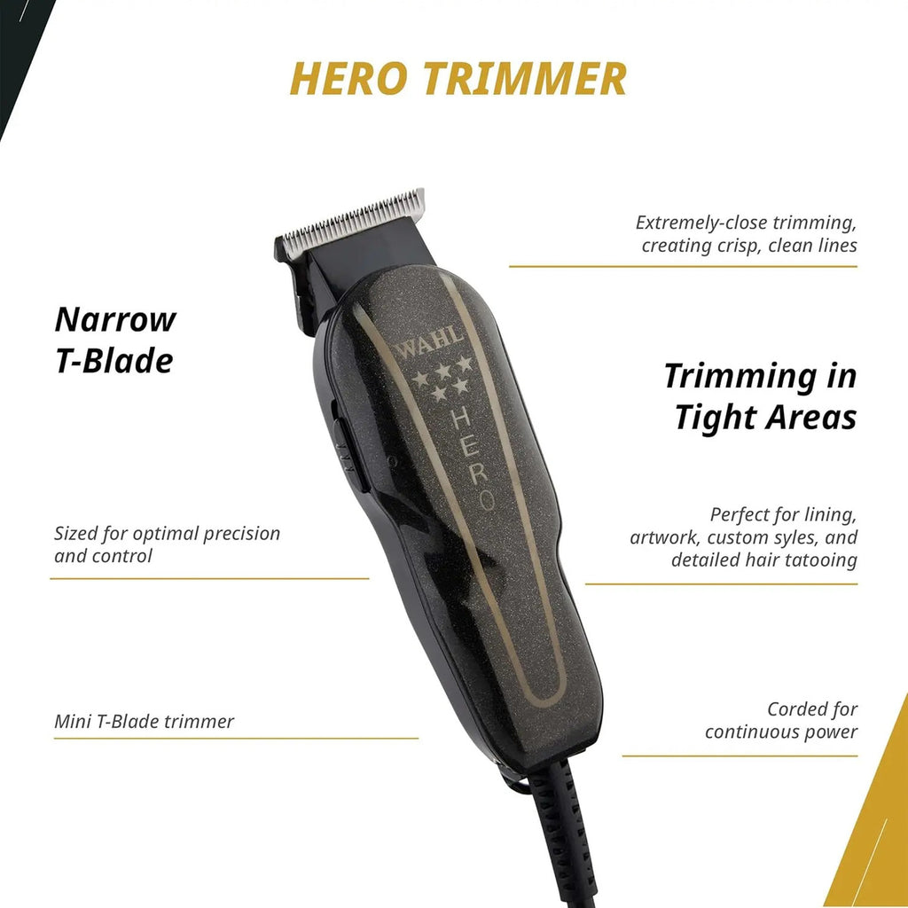 Set Wahl Legend Clipper + Hero Trimmer Profesional Barbería