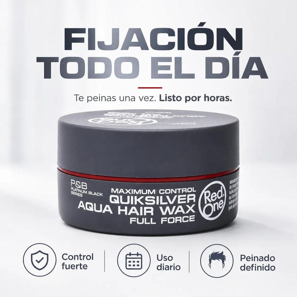 Cera Capilar Fijadora Red One Full Force Plateada 150ml