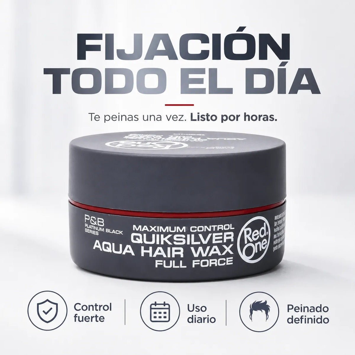 Cera Capilar Fijadora Red One Full Force Plateada 150ml