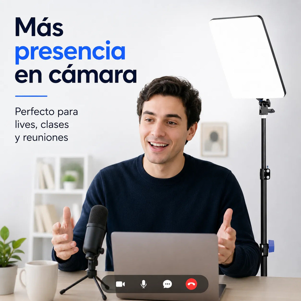 Luz Panel Led Estudio Iluminacion Regulable Uniforme Pl48